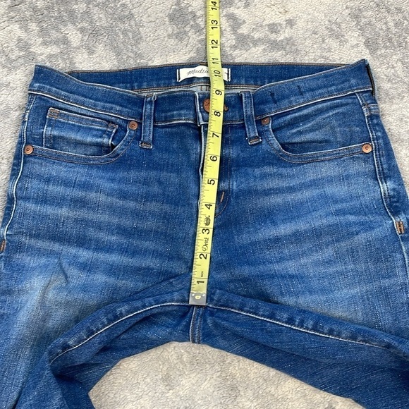 Madewell 8” Skinny Jeans Medium Ames Wash Stretch Classic Casual Sz 28 - Picture 10 of 13